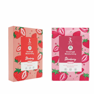 Strawberry Whitening Facial Beauty Mask (1×10Pcs)